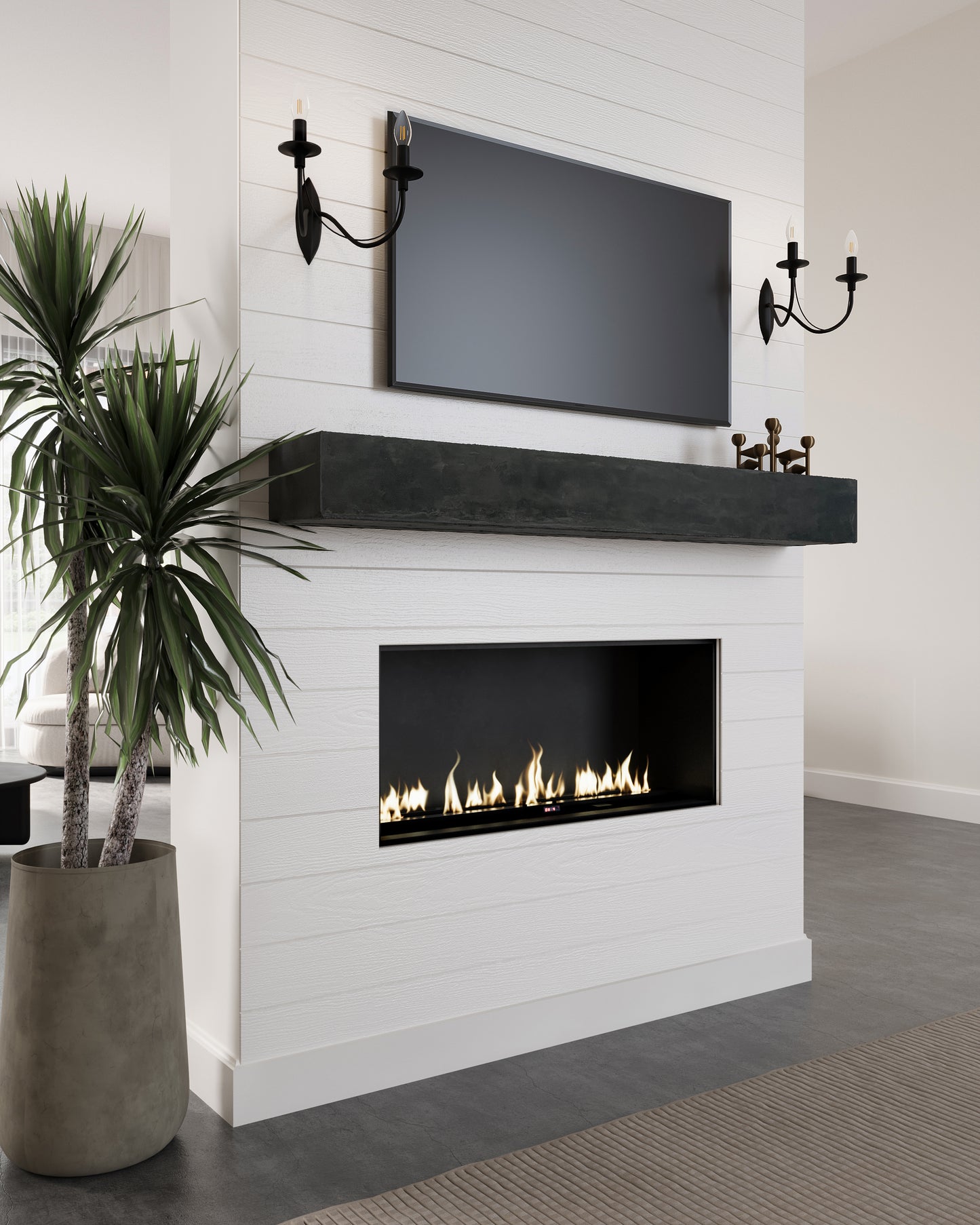 Lux Stone Mantel