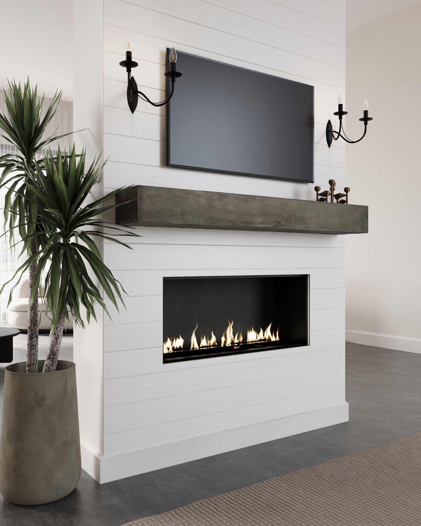 Lux Stone Mantel