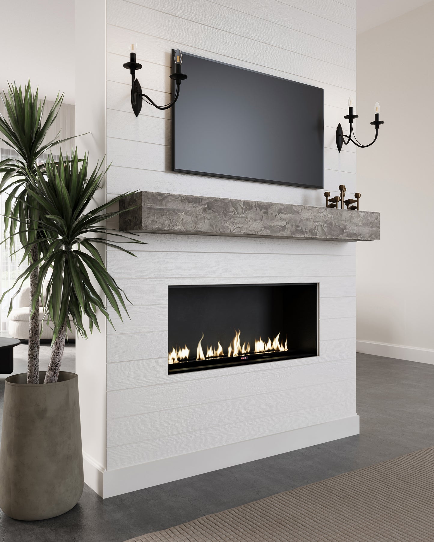 Lux Stone Mantel