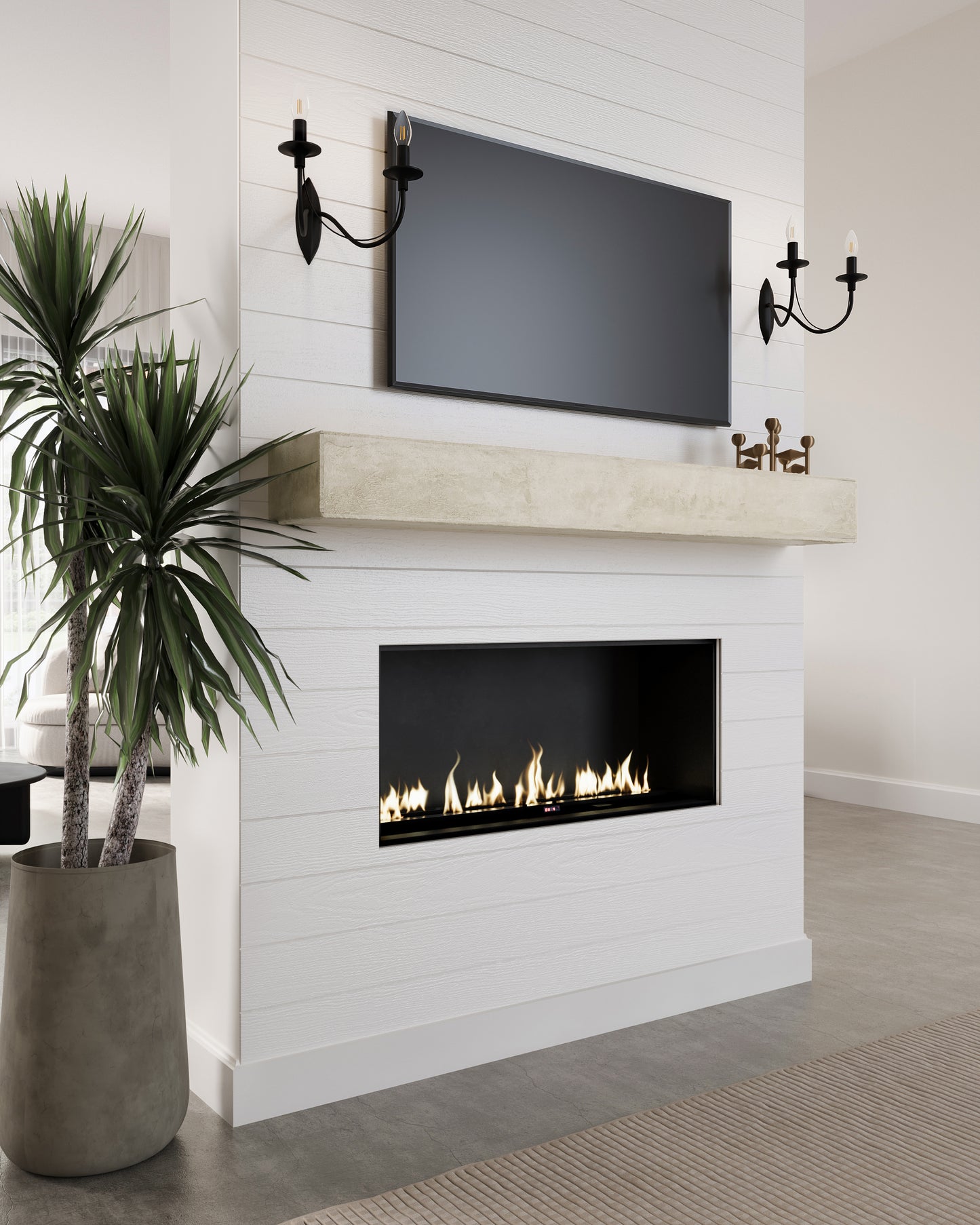 Lux Stone Mantel