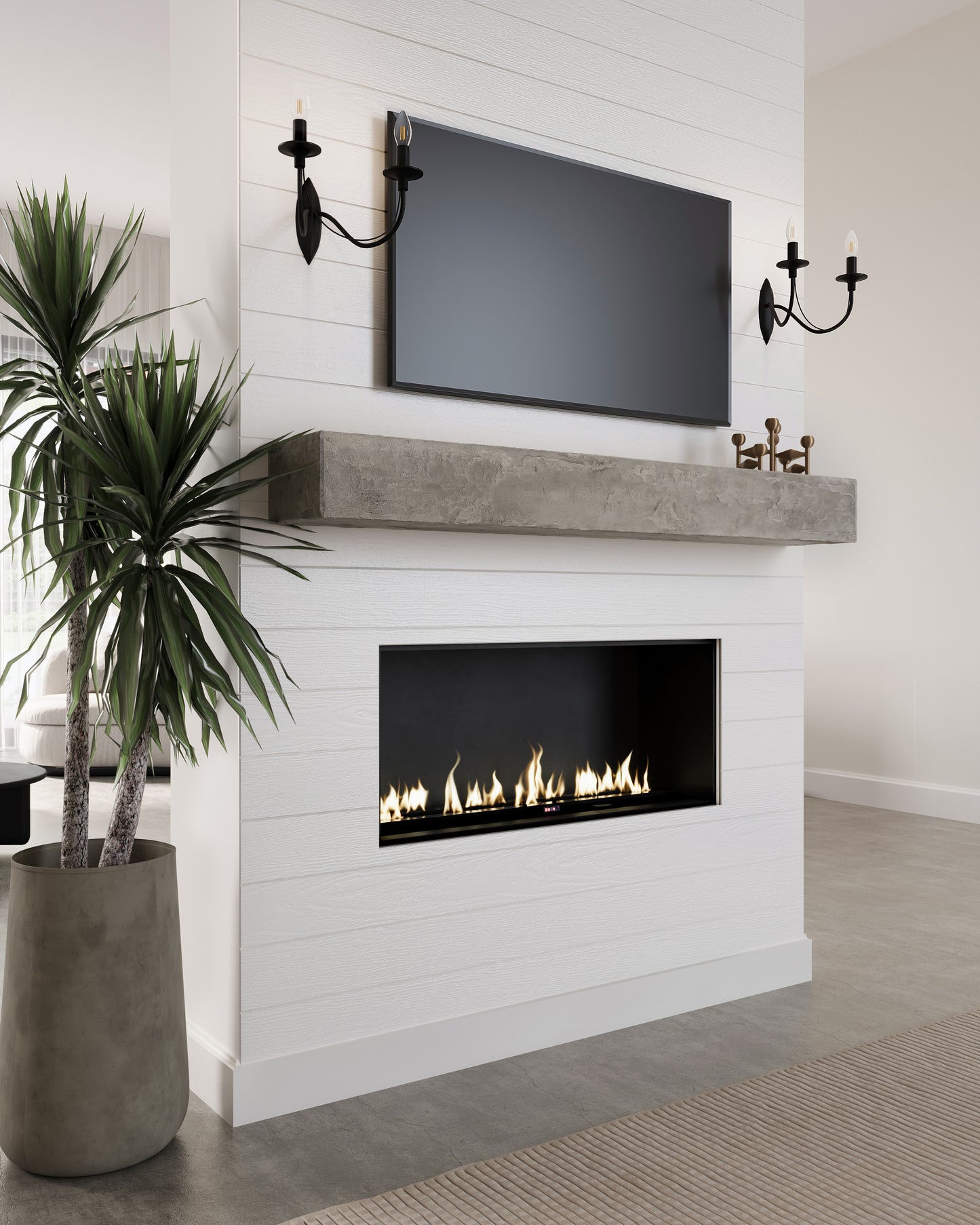 Lux Stone Mantel