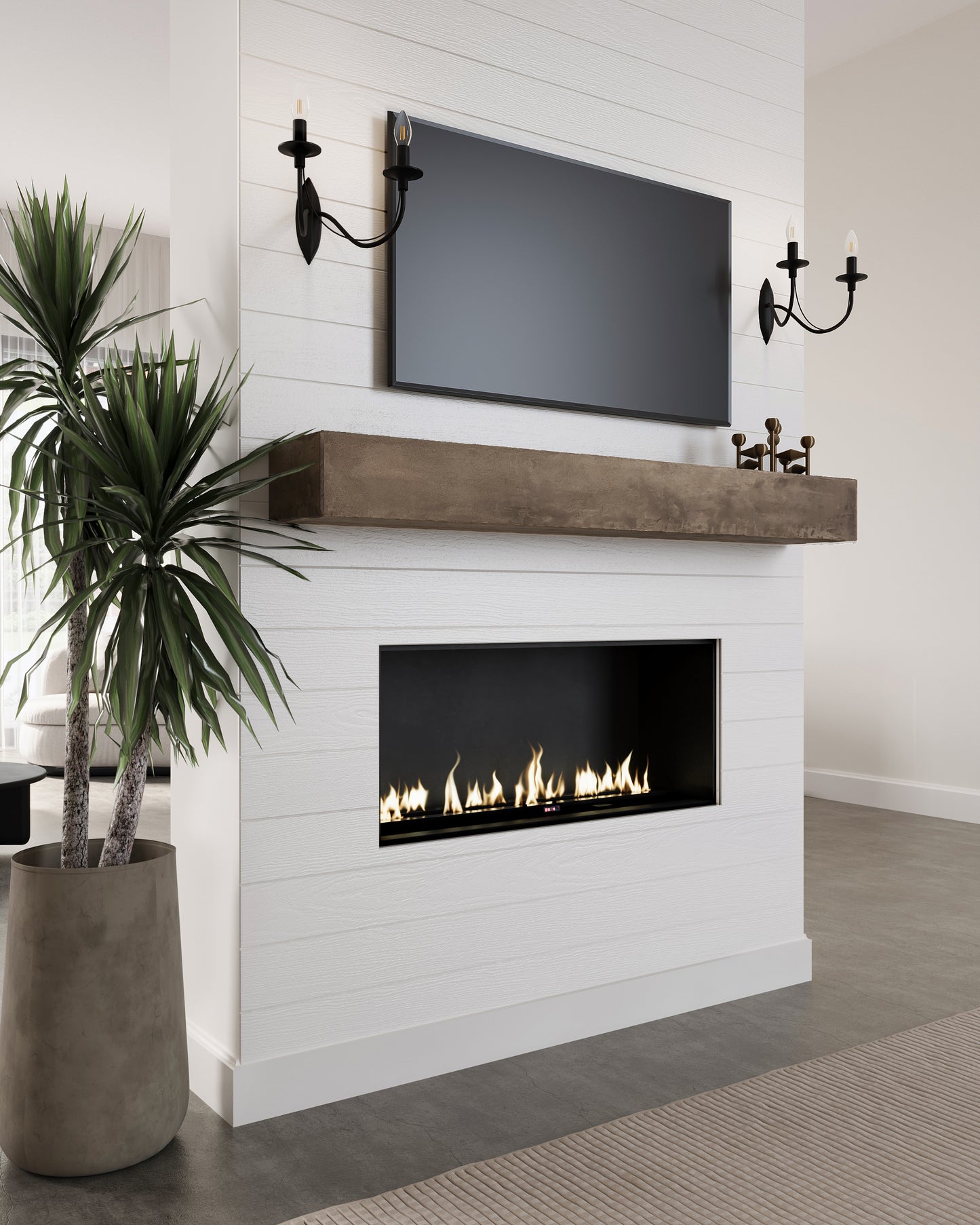 Lux Stone Mantel